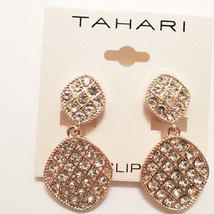 Tahari Clip On Earrings